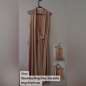 Vince
Sleeveless Wrap Dress